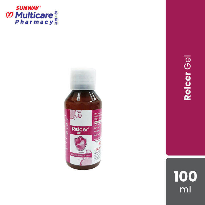 Sunway Pharmacy Relcer Gel Aluminium Hydroxide 100ml Lazada