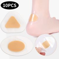 10pcs Gel Heel Protector Foot Patches Adhesive Blister Pads Heel Liner Shoes Stickers Pain Relief Plaster Foot Care Cushion Grip Shoes Accessories