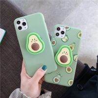 ❁❄♦ Cartoon Fruit Pattern Case For iPhone 12 11 Pro max mini XS MAX XR 7 8 6 Plus Soft Silicone Cover With Bracket