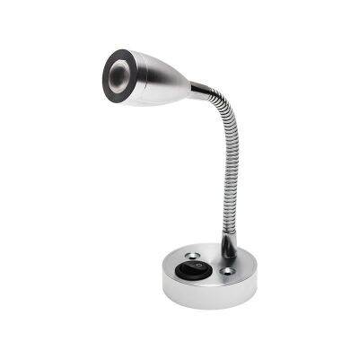 High-end 
 New Dingkun 12V low-voltage led RV reading light 360-degree rotating spotlight hose wall lamp free shipping