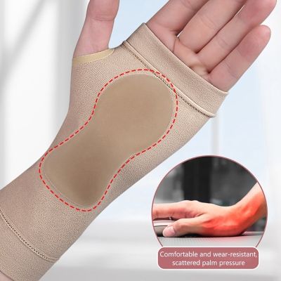 ﹍ 1 Pair Compression Arthritis Gloves Wrist Support Joint Pain Relief Elastic Hand Women Men Wristband for Sports Typing