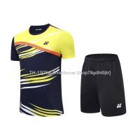 ㍿♙ Yonex new badminton suit sportswear mens and womens short sleeve jacket summer quick drying breathable jersey competition training suit