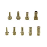 Brass Hose Fitting 6mm 8mm 10mm 12mm 14mm Barbed Tail 1/4 quot; Male Female Thread Brass Connector Joint Coupler Adapter Pipe Fitting