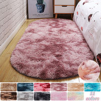 Oval Fluffy Living Room Car Home Decor Mat Kid Bedroom Thick Warm Cars Nordic Floor Bedside Mats Soft Shag Rugs