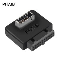 【lz】✱❦✚  Cabeçalho interno USB 3.0 para USB 3.1 3.2 Tipo C Adaptador frontal tipo E Conversor de 20Pin para 19Pin para PC Motherboard Connector Riser