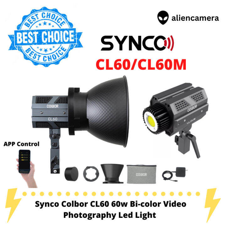 SYNCO COLBOR CL60R / CL60M / CL60 RGB COB Video Light Studio LED light