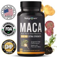 [ ของแท้!!! ระวังของปลอม ] Peruvian Maca Root 1500 mg สนับสนุนสุขภาพการเจริญพันธุ์ พลังงานธรรมชาติ เสริมสมรรถภาพชาย นำเข้าต่างประเทศ ราคา ถูก / ส่ง