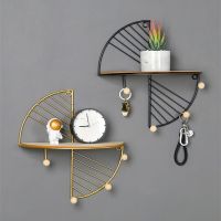 Wall Hanger Office Organizer Home Accessories Decorative Frame Rack Creative Iron Art Storage