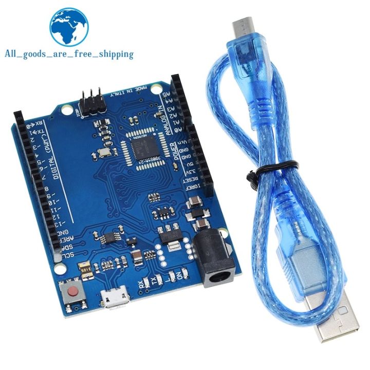 Leonardo R Microcontroller Original Atmega U Development Board With Usb Cable Compatible For