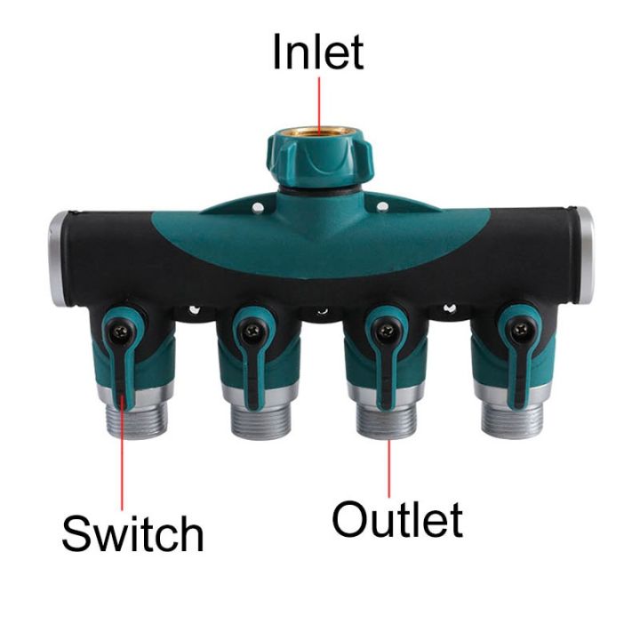 4ทาง-ea-us-แยกท่อในสวน3-4-ที่ต่อสายยางน้ำชลประทานอะแดปเตอร์เชื่อมต่อก๊อกน้ำในสวนการเกษตร