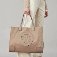 American Light Luxury Tory Burch-กระเป๋าช้อปปิ้งกระเป๋าคอมพิวเตอร์นักเรียน! Tb Tote Bag Portable Commuter Tote Bag Tory Burch Bag