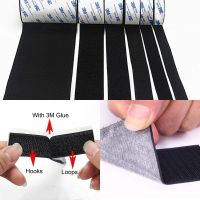 Strong Self Adhesive Hook and Loop Fastener Tape Nylon Sticker Adesivo with Strong Glue for DIY 16/20/25/30/50/100mm 1Meter