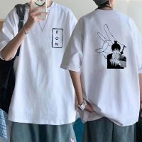 เสื้อยืดอะนิเมะญี่ปุ่นเลื่อยยนต์ใหม่1ตัวเสื้อยืดการ์ตูน Pochita เสื้อยืดมาคาราจูกุเสื้อยืดกราฟิกใช้ได้ทั้งชายและหญิงเสื้อยืดมังงะ