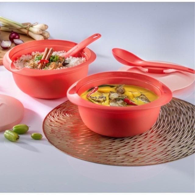 Ready Stock!! Tupperware Insulated Server Coral