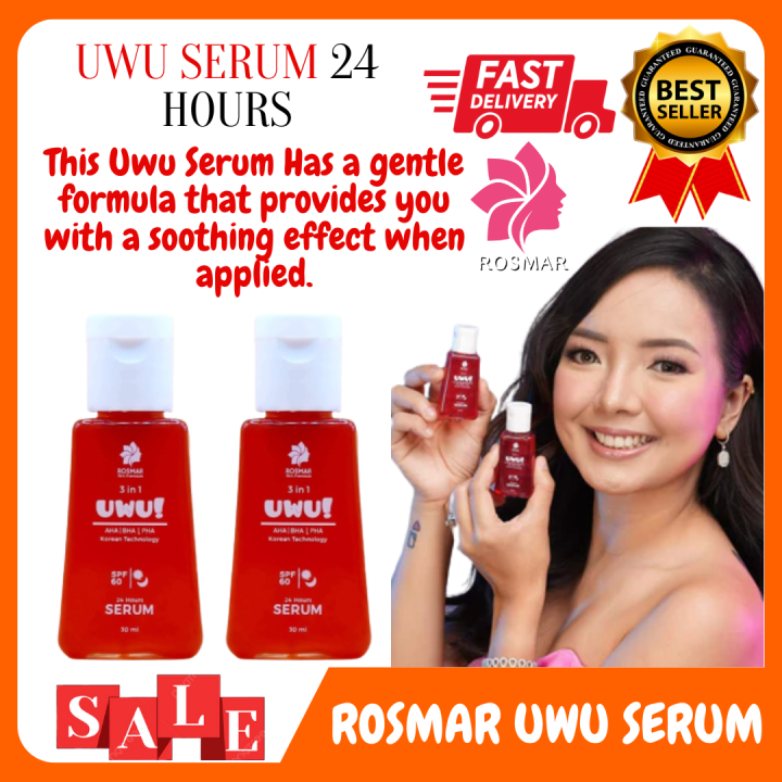 Uwu Serum3in1 Aha Bha Pha Korean Technology Whitening Serum Removes