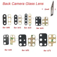 10pcs Rear Back Camera Glass Lens For Samsung A01 A11 A21 A31 A41 A51 A71 Glass Cover with Sticker Adhesive and Repair Tool Smartphone Lenses