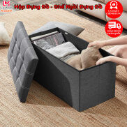 Thùng Vải Tiện Lợi Đựng Đồ Đa Năng Ghế Ngồi Sofa Đựng Quần Áo Chăn Màn Đa