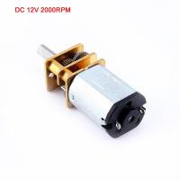 DC 12V 2000RPM Micro Speed Reduction Gear Mini Metal Gearbox Wheel Motor Reduction Gear Motor Accessories