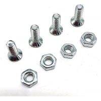 M4 * 10mm12mm 16สกรูเอ็มเอ็มพร้อมน็อตจอยสติ๊กซิปปีซ่อม Sanwa Arcade Accessories เกมประกอบ Console