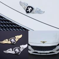 Car Exterior Front Hood Emblem Badge Sticker For Peugeot 3008 4008 5008 508 408 406 407 507 301 307 308 206 208 Accessories