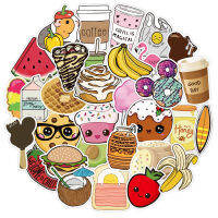 100pcs Lovely Cute Food Graffiti Scrapbook Stickers for Notebook libretas Laptop Bike Motorcycle Helmet Car Waterproof Sticker