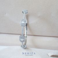 Neriza Jewelry/ กำไลเพชรสังเคราะห์ ประกายเทียบเท่าเพชรแท้ NB010