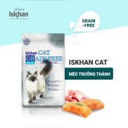 Iskhan - Thức ăn hạt không ngũ cốc dành cho mèo trưởng thành trên 12 tháng