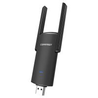 【♘COD Free Cas♘】 baijiangyong Comfast 1200 Mbps/ Usb 1300mbp 3.0การ์ดเครือข่าย Wifi Dongle 2.4/5.8Ghz Dual-Band อะแดปเตอร์เราเตอร์เครื่องรับสัญญาณไร้สายพร้อมเสาอากาศ2x