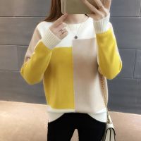 2019 New Girls Knitted Sweaters Spring Contract Candy Colors O-Neck Pullover Jumpers Tops Outwear Basic Thermal Layer Shirt