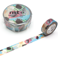 mt stone collage MTEX1P211 เทปตกแต่งวาชิ ลายหินคอลลาจ แบรนด์ KAMOI mt masking tape ประเทศญี่ปุ่น