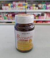 VISTRA B-Complex plus mineral วิสทร้า บี คอมเพล็กซ์ พลัส มิเนอรอล 30 เม็ด (หมดอายุ 5/7/2024)