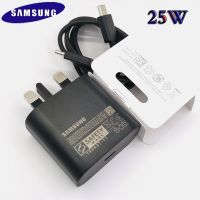 【Super Like】 ○ Samsung ต้นฉบับ A33 A53 A73 5G F52 F62ชาร์จเร็ว Cargador 25W อะแดปเตอร์ไฟฟ้าสหราชอาณาจักรสำหรับ Galaxy S21 S20สาย Fe/plus Type C