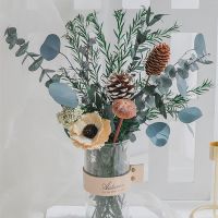 Real Natural Dried Flower Eternal Eucalyptus Bouquet Wedding Home Decoration High Quality Big Bouquet Luxury Flower Arrangement