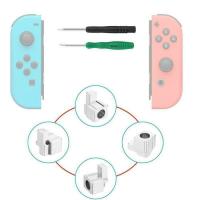 4Pcs เปลี่ยนโลหะล็อคหัวเข็มขัดไขควงซ่อมเครื่องมือสำหรับ Nintendo Switch NS Joy Con Controller