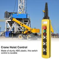 Crane Chain Hoist Push Button Switch Lifting Pendant Controller with Emergency Stop