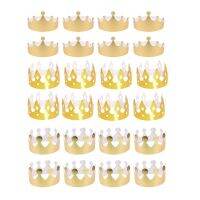 24Pcs Hats Kids Paper Crowns King Birthday Celebration Hair Baby Shower Headwear