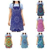 Aesthetic Women kitchen apron original Children Waterproof girl custom man waiter work apron oil proof mandala vintage Persia Aprons