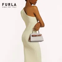 プレミアム marico for FURLA リボン編み ショルダーバッグ