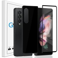 Front &amp; Back Screen Protector for Samsung Galaxy Z Fold 4 3 5G Tempered Glass Rear Camera Lens Protective Film on Z Fold4 Fold3