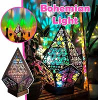 New Design Floor Lamp Plastic Bohemian Light Starry Sky Style Projector Decor Gift for Home Garden Indoor Lighting Christmas