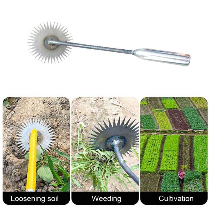 PERSE Manganese Steel Garden Weeding Tool Handheld Sunflower Shape