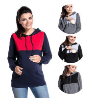 Womens hoodie Nursing Maternity Hoodies for Pregnant Women Breastfeeding Pregnancy Hooded Top Maternity Lactation Sweater
