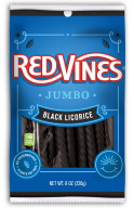 Kẹo dẻo xoắn Red Vines Jumbo Black Licorice Candy - 226gram thumbnail