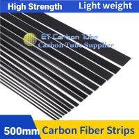 ‘；。】’ 500Mm Pultruded Carbon Fiber Flat Shape Solid Bar Strip Multi Sizes