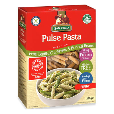 San Remo Pulse Pasta Penne 250g ซานรีโม่พอลท์พาสต้า เพนเน่ ขนาด 250 กรัม (8624)