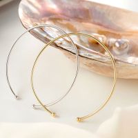 【Miss Cant Miss】S040 Ultra Thin 1mm Bangle celet For Women Simple Minimalist Bead Bangle Open Adjustable