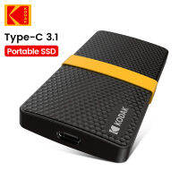 Original KODAK X200 Type C USB3.1 Disco Duro Externo 1TB 512GB 256GB ไดรฟ์ Solid State ภายนอกสำหรับแล็ปท็อป