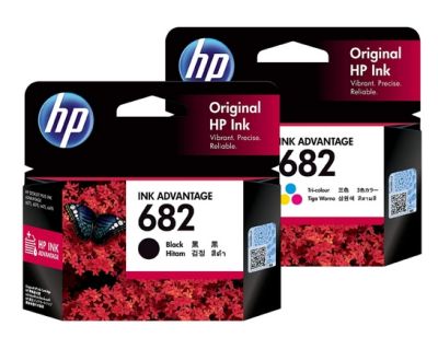 HP 682 Black+ Tri-color Original Ink Advantage Cartridge
