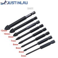 【DT】hot！ JUSTINLAU Glass Bits Set Tungsten Carbide Tipped Spear Marble Mirror 3/4/5/6/7/8/10/12mm