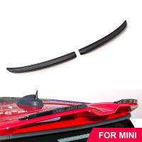 สปอยเลอร์ด้านหลัง Extension Lip Fins สำหรับ Mini Cooper F56 F55 2014 S Jcw สปอยเลอร์สีแดงคาร์บอนไฟเบอร์สีดำ Auto Part จัดแต่งทรงผม